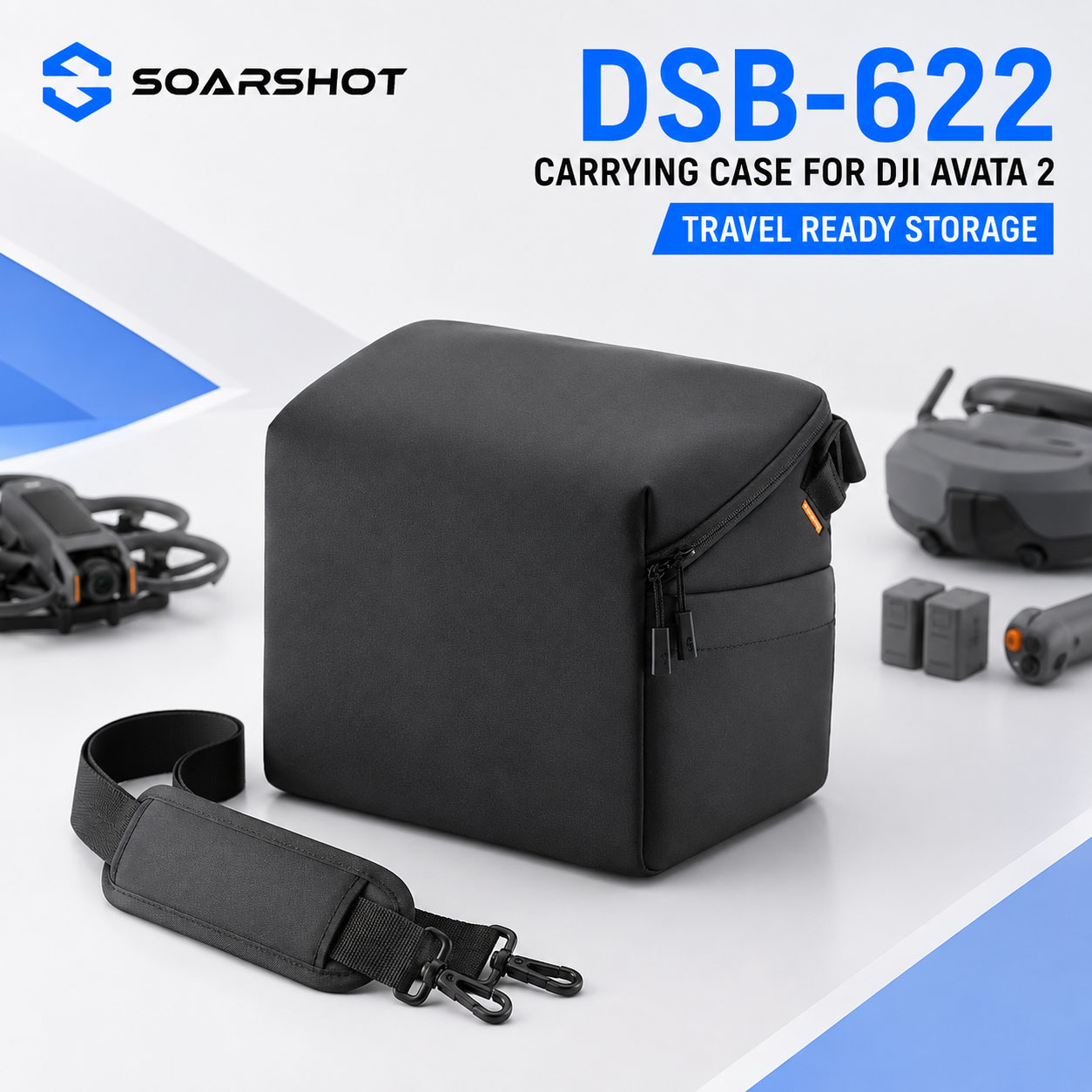 Drone Carrying Case - SOARSHOT Carrying Case for DJI Avata
