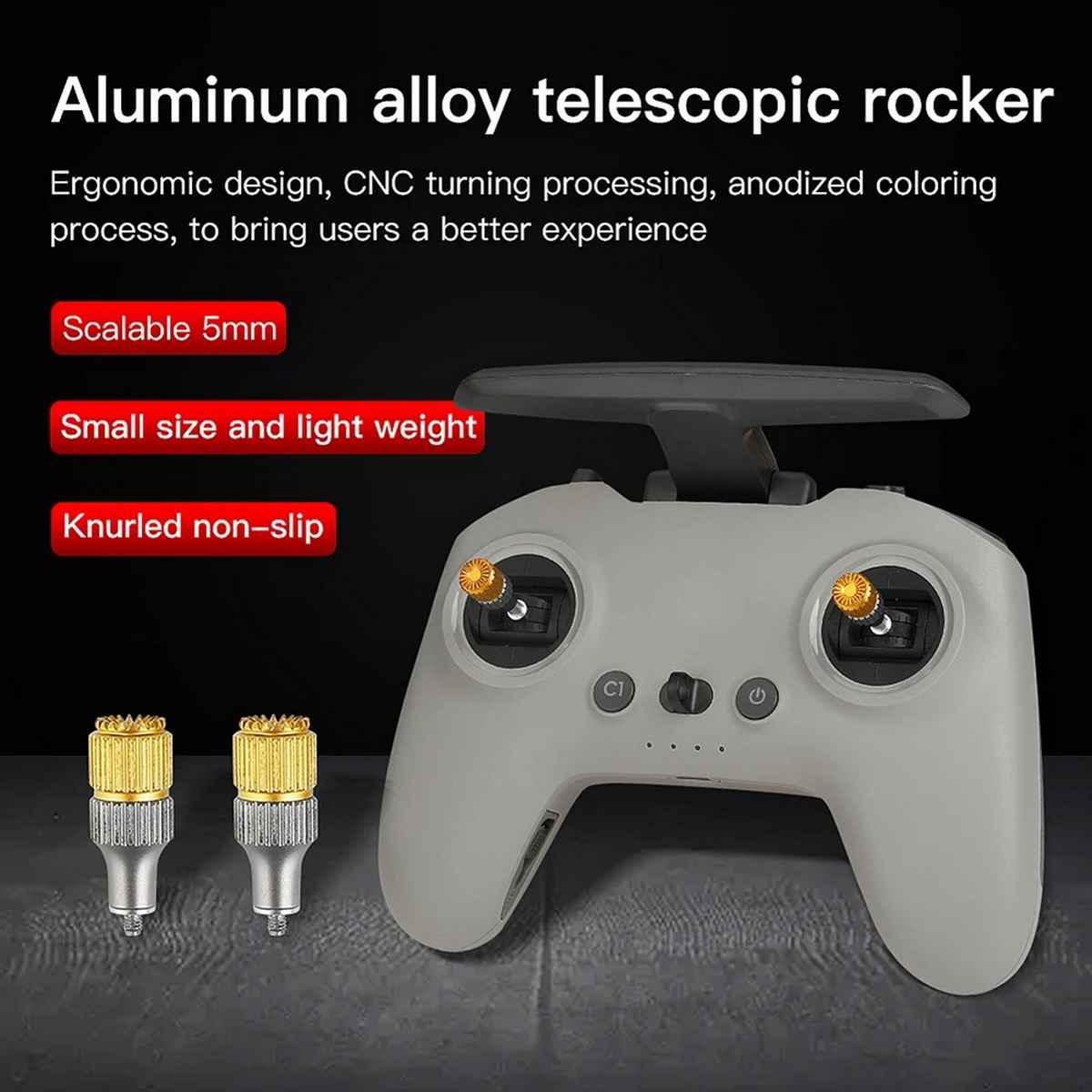 2PCS FPV Remote Controller Rad - Drone Control Stick 评论和价格