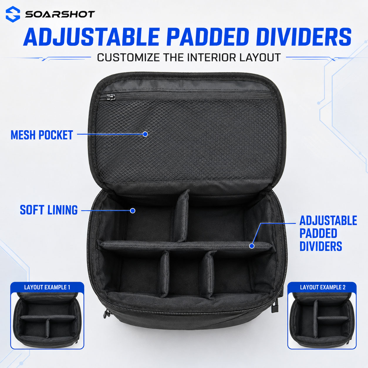 SOARSHOT Carrying Case for DJI - Drone Carrying Case 评论和价格